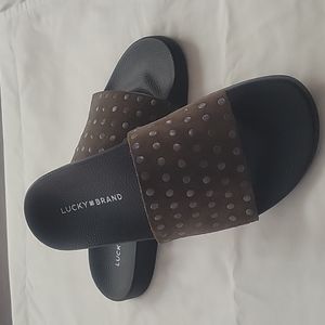 LUCKY BRAND Ivy Green Sandals Size 10 NEW